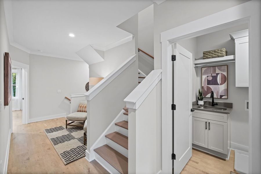 Representative furnished interior of a home built from the The Kennedy by JW Collection in Devin's Shire, Kennesaw (Image 35).