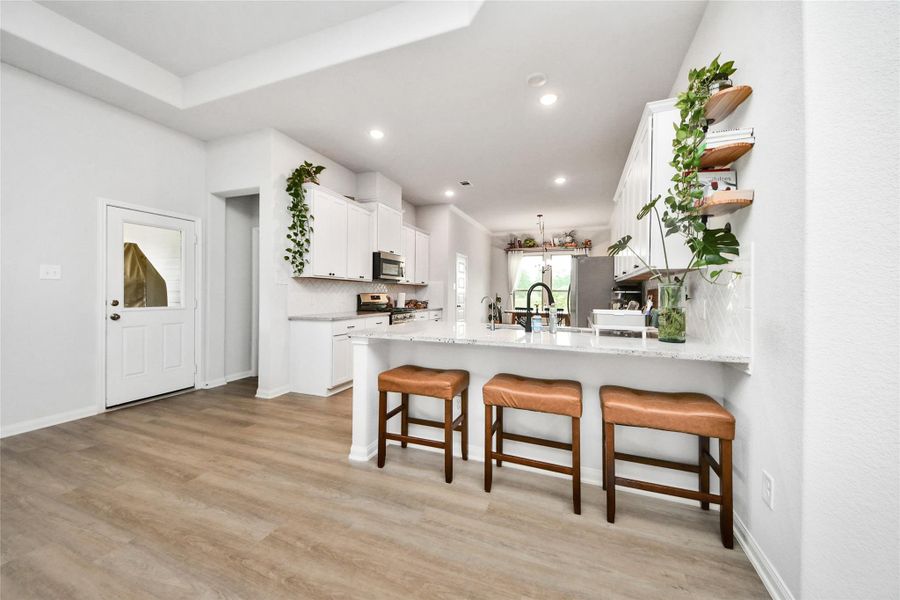 Furnished interior view inside a new home in Barton Place, Cleveland (Image 29).