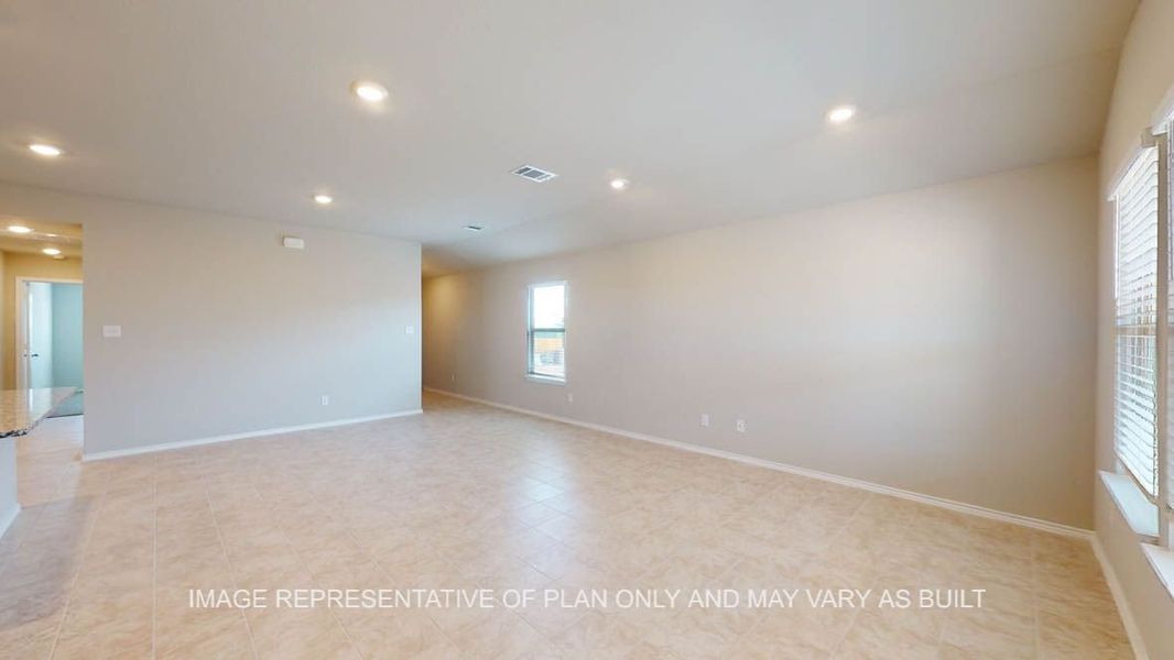 Representative unfurnished interior of a home built from the Camden by D.R. Horton in Victory Ranch, Killeen (Image 13).