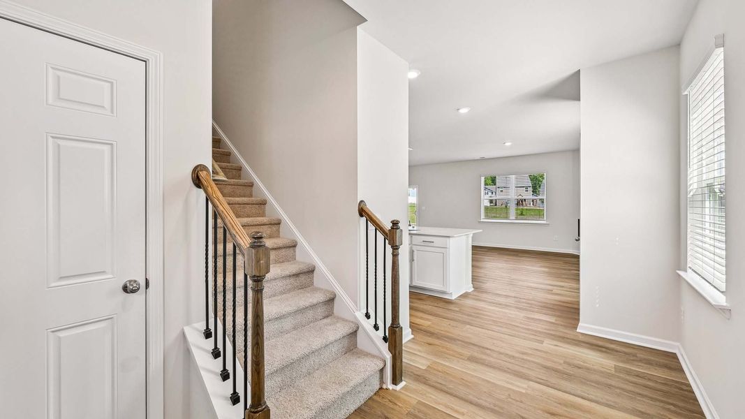 Spacious, unfurnished interior of a new home in The Hamptons at Hickory, Hickory (Image 14).