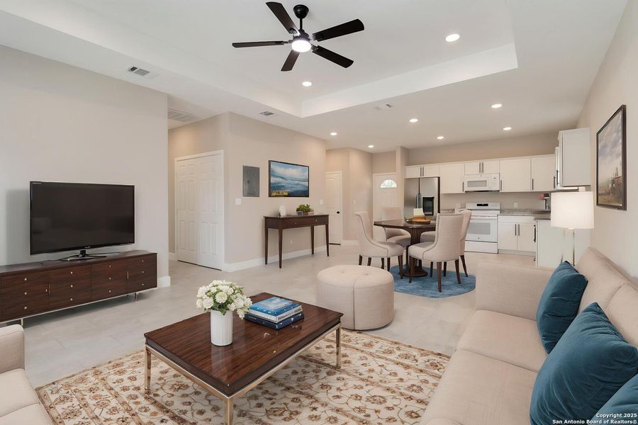 Furnished interior view inside a new home in , San Antonio (Image 5).