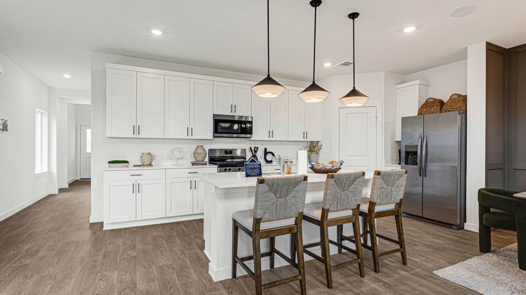 Furnished interior view inside a new home in Emberly, Beasley (Image 4).