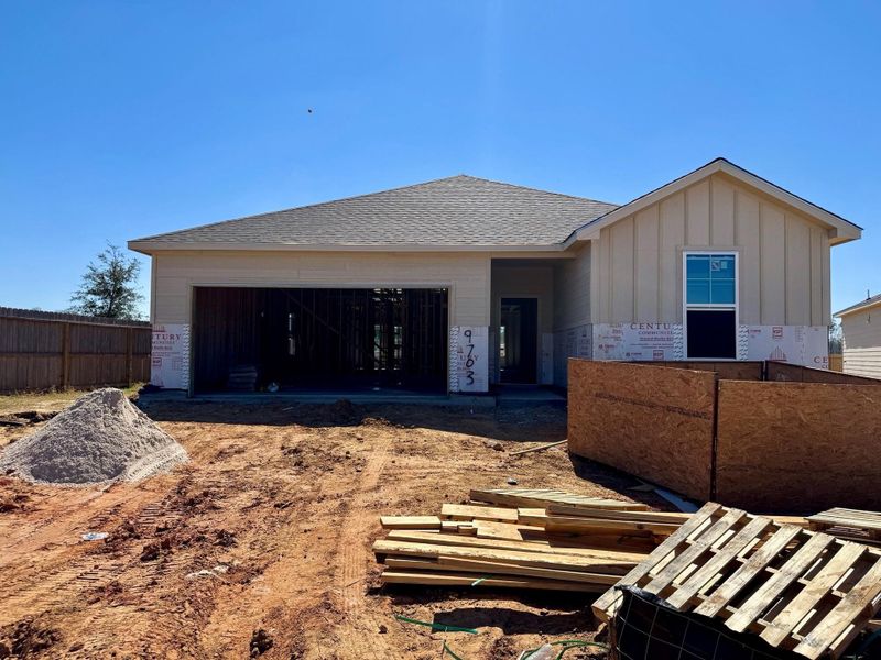 In-progress construction of a new home in Caney Mills, Conroe, TX (Image 19).