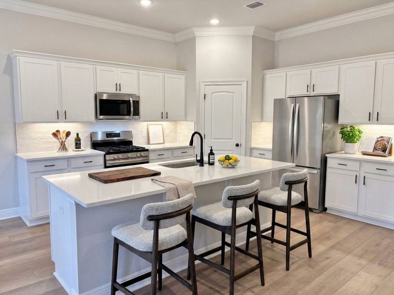 Furnished interior view inside a new home in Houston Place, Crestview (Image 5).