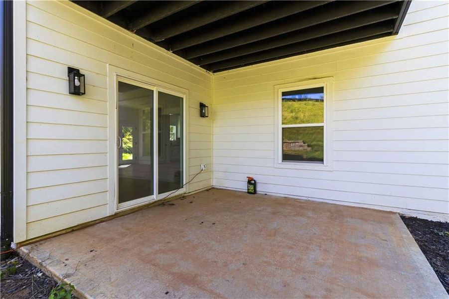 Exterior details and patio area of a home in , Covington (Image 18). Exterior details and patio area of a home in , Covington (Image 18).