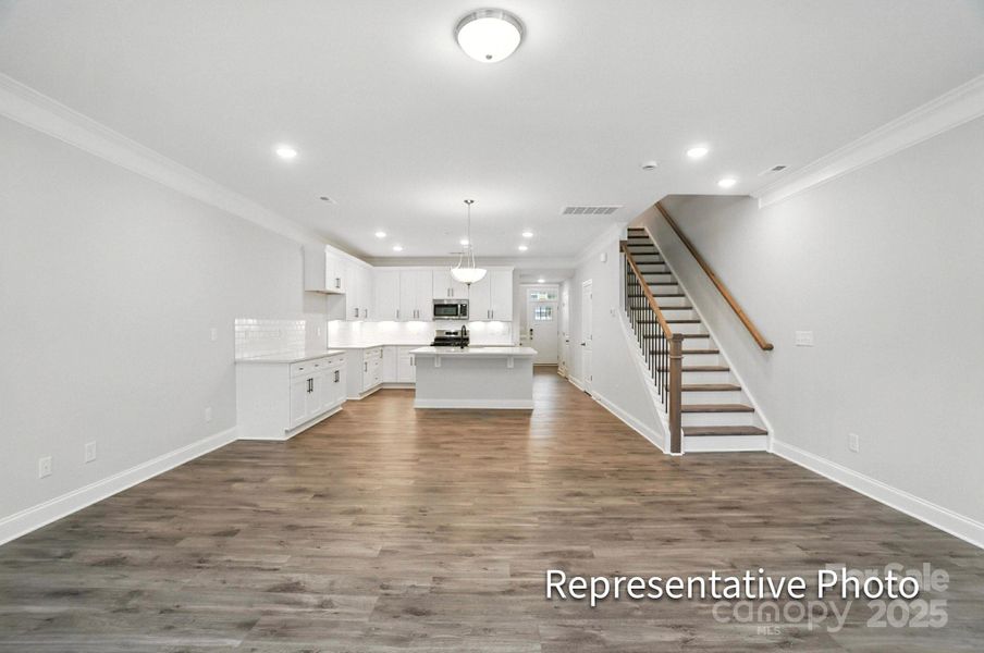 Spacious, unfurnished interior of a new home in Harrisburg Village Townhomes, Harrisburg (Image 32).