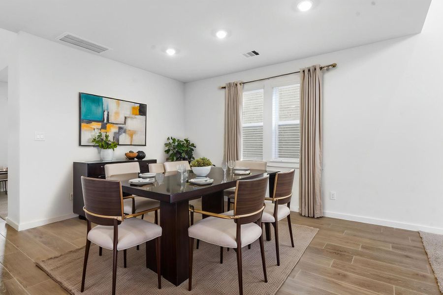 Furnished interior view inside a new home in , Iowa Colony (Image 13).