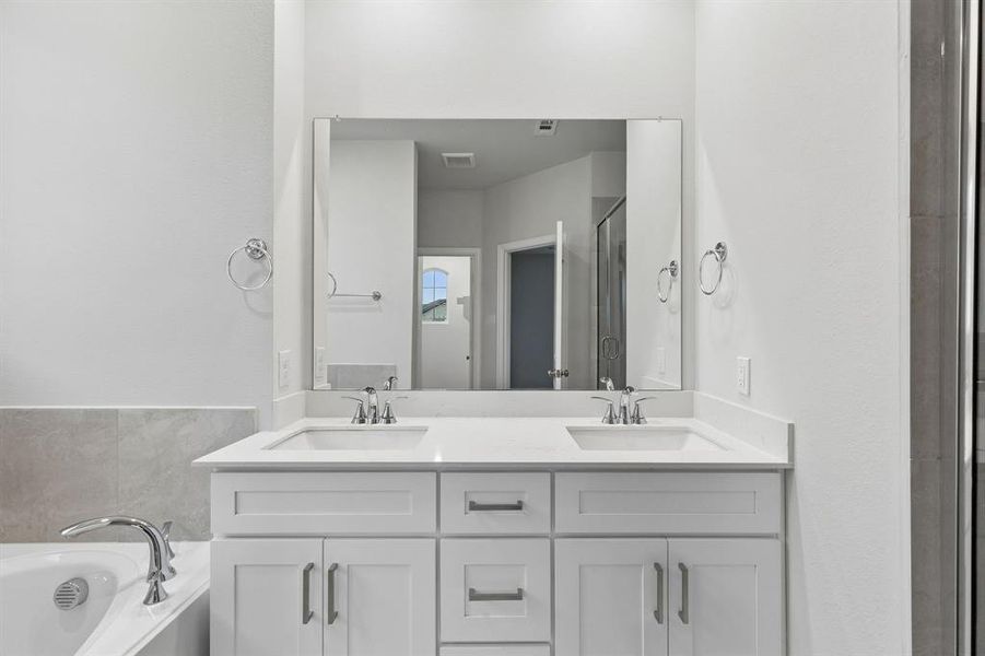 Furnished interior view inside a new home in Santorini, Seagoville (Image 6). Furnished interior view inside a new home in Santorini, Seagoville (Image 6).
