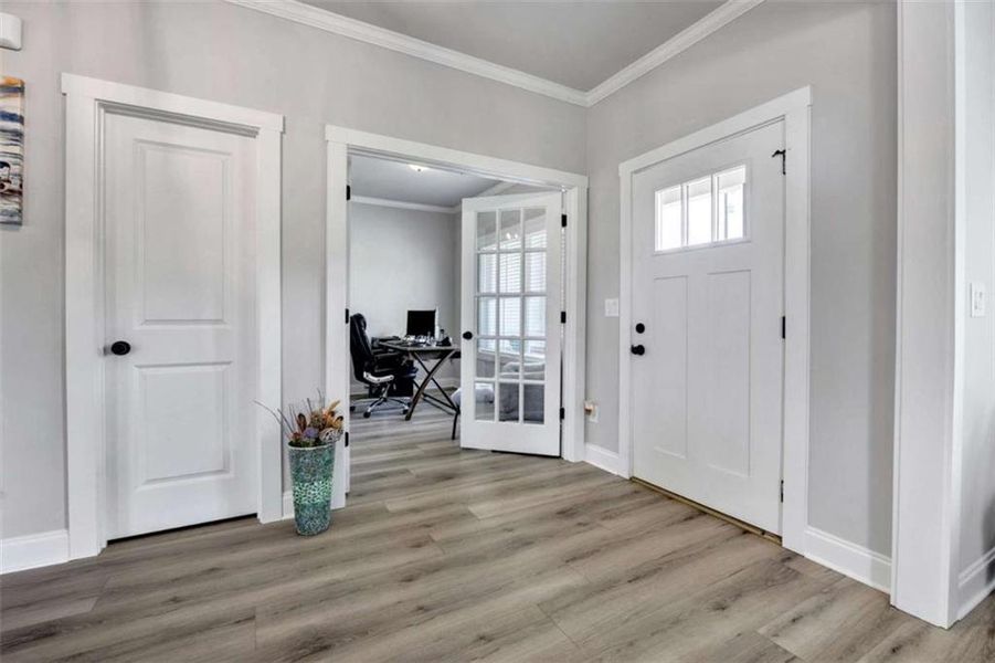 Furnished interior view inside a new home in , Monroe (Image 11).