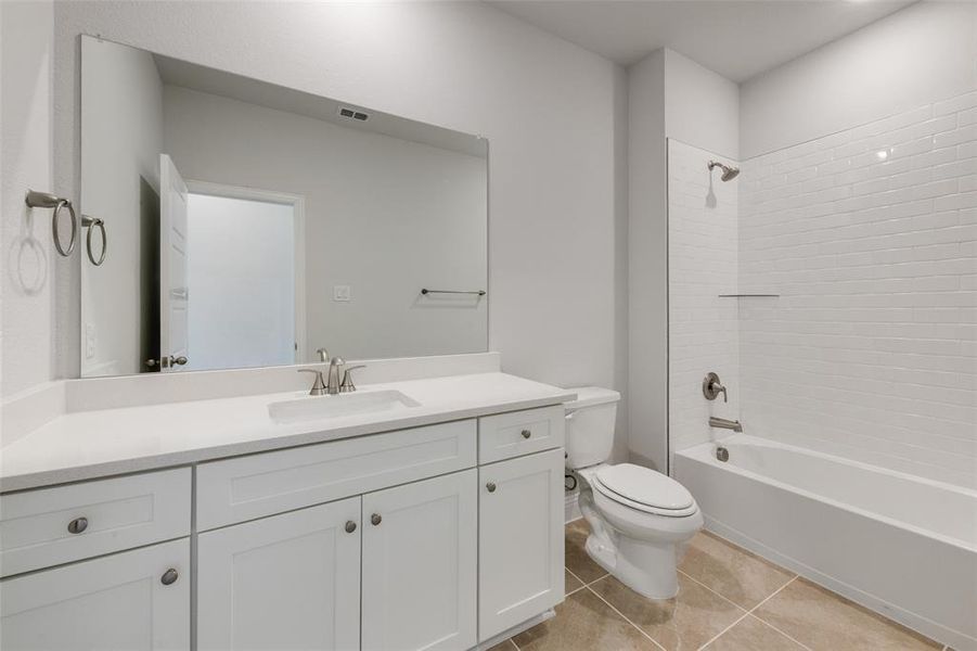 Furnished interior view inside a new home in Arbors at Legacy Hills, Celina (Image 12). Furnished interior view inside a new home in Arbors at Legacy Hills, Celina (Image 12).