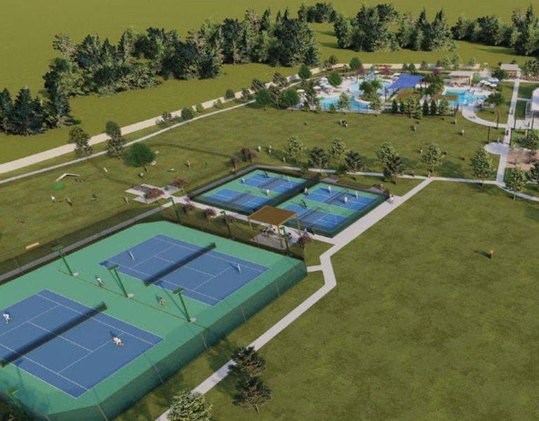 Tennis and pickleball courts for an active lifestyle Tennis and pickleball courts for an active lifestyle