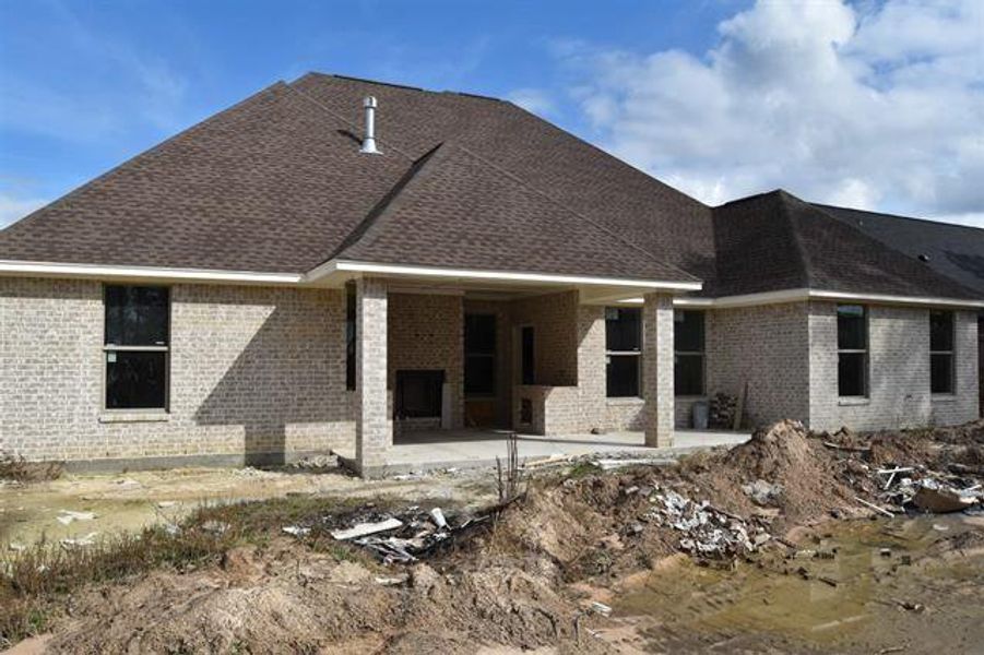 In-progress construction of a new home in , Lumberton, TX (Image 29).