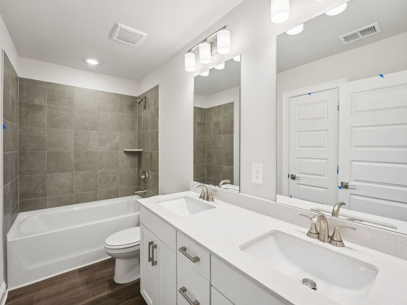 Furnished interior view inside a new home in Hemingway - Highland Series, Cumming (Image 11).