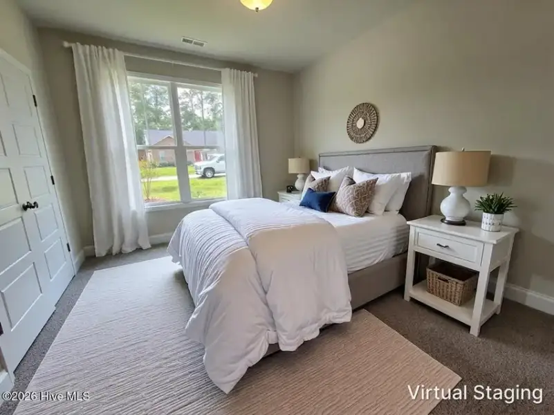 Furnished interior view inside a new home in Parkwood Estates, Leland (Image 14).