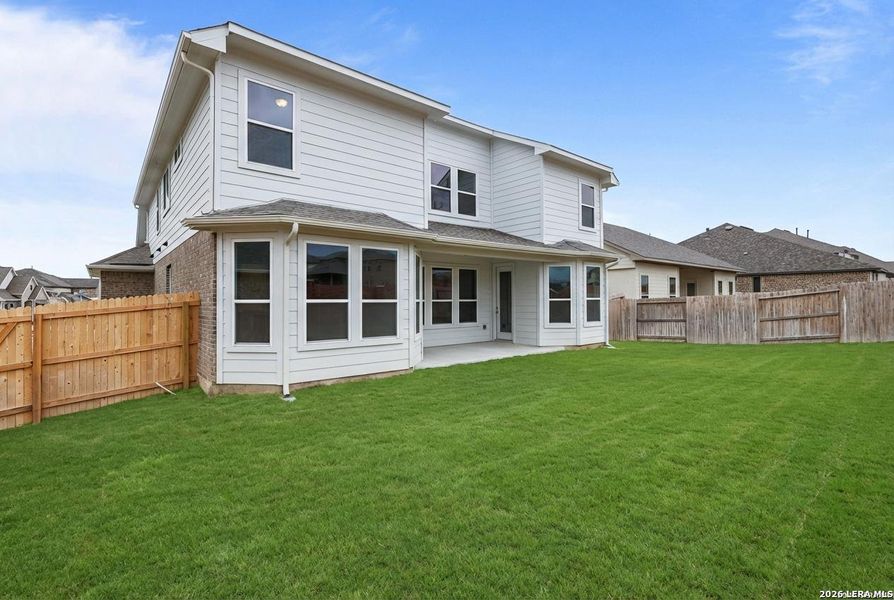 Exterior details and patio area of a home in Buffalo Crossing, Cibolo (Image 4). Exterior details and patio area of a home in Buffalo Crossing, Cibolo (Image 4).