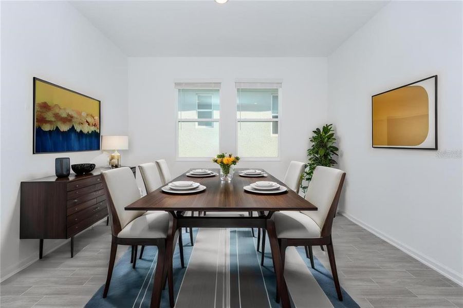 Furnished interior view inside a new home in , Groveland (Image 6).