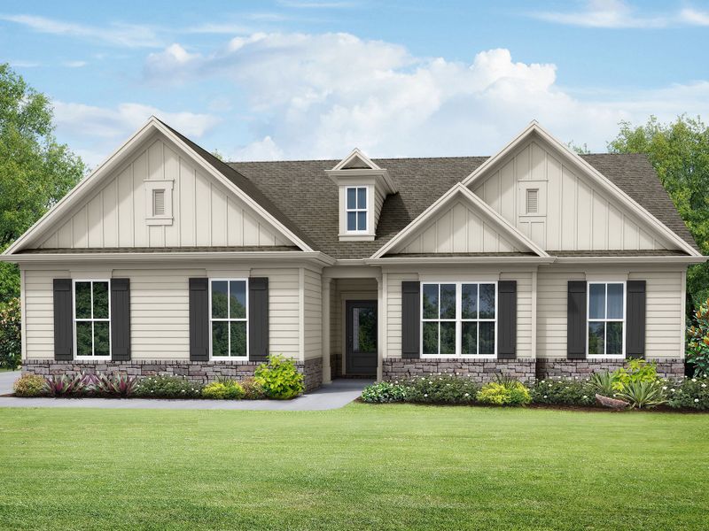Front exterior of a home in the Legends at Old Monroe community, located in Monroe, GA (Image 2).