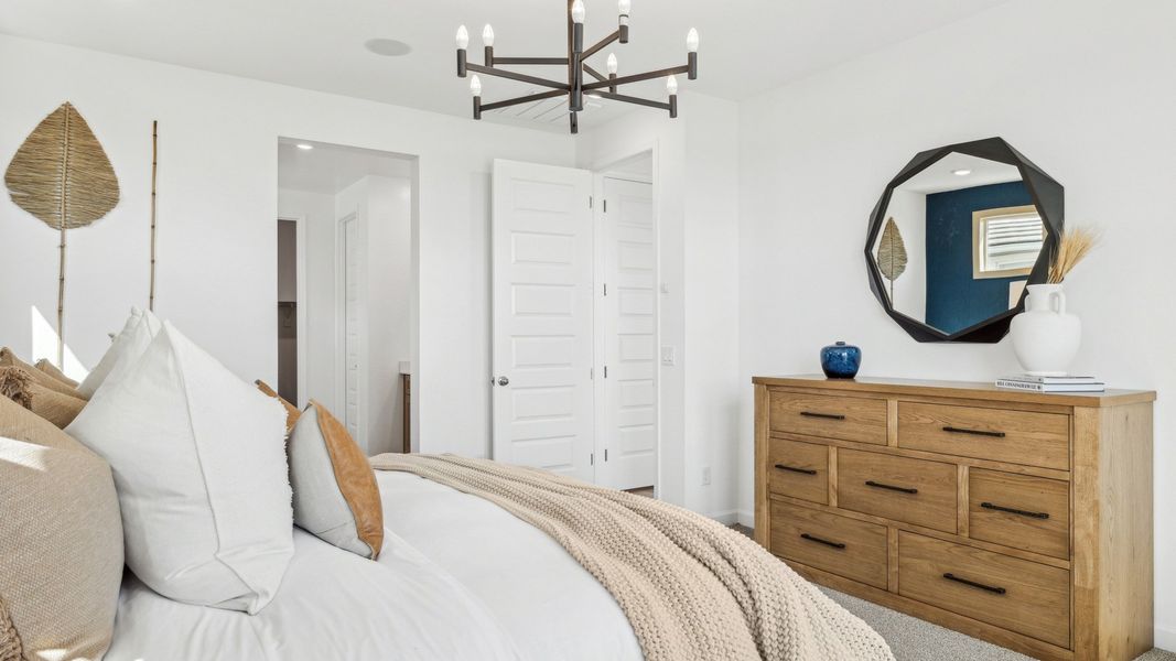 Representative furnished interior of a home built from the Yellowstone by D.R. Horton in Westpark, Buckeye (Image 19).
