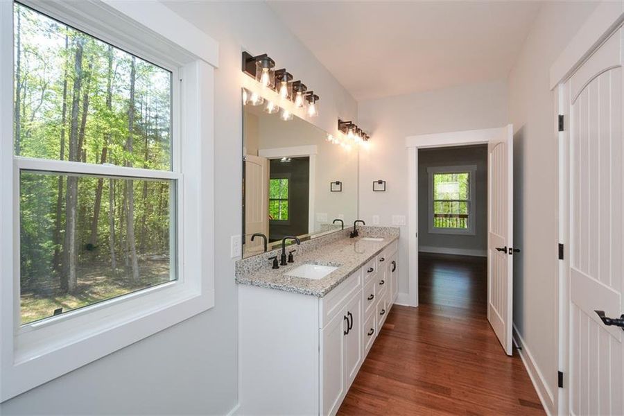 Furnished interior view inside a new home in , Ellijay (Image 9).