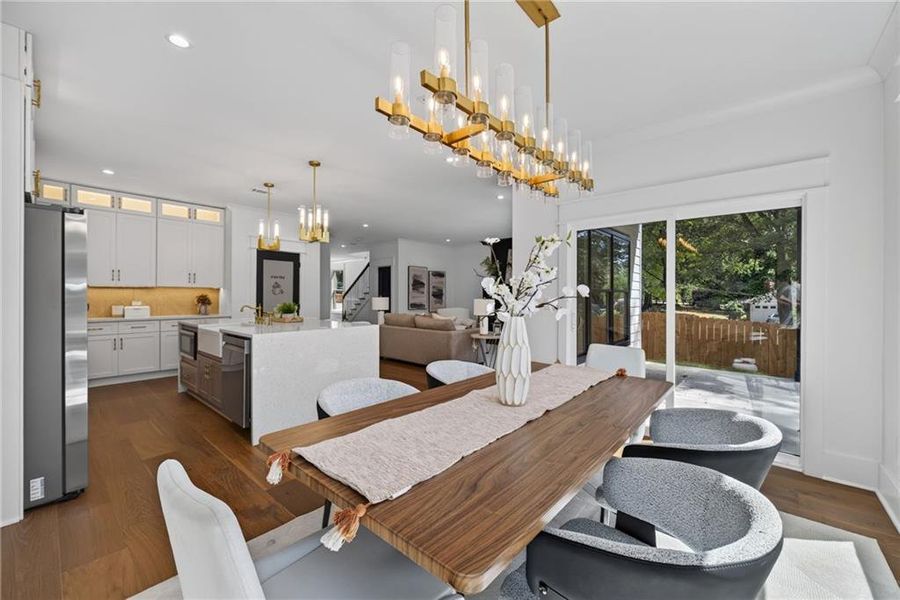 Furnished interior view inside a new home in , Hoschton (Image 50).