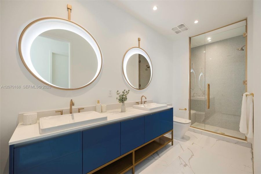 Furnished interior view inside a new home in , Miami (Image 9). Furnished interior view inside a new home in , Miami (Image 9).