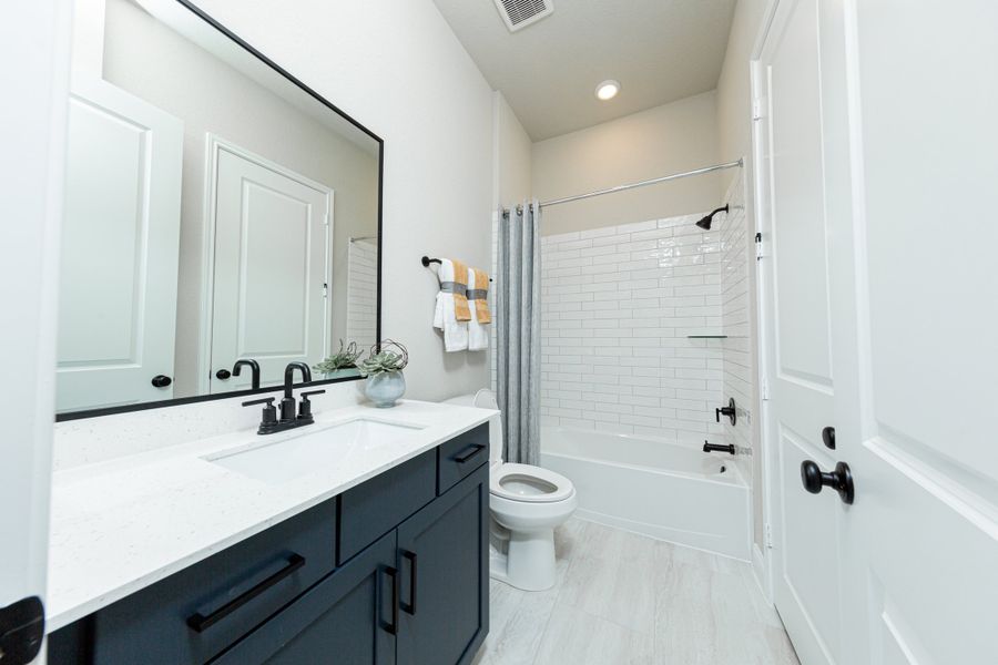 Furnished interior view inside a new home in Bridgeland: Signature Collection, Cypress (Image 6). Furnished interior view inside a new home in Bridgeland: Signature Collection, Cypress (Image 6).