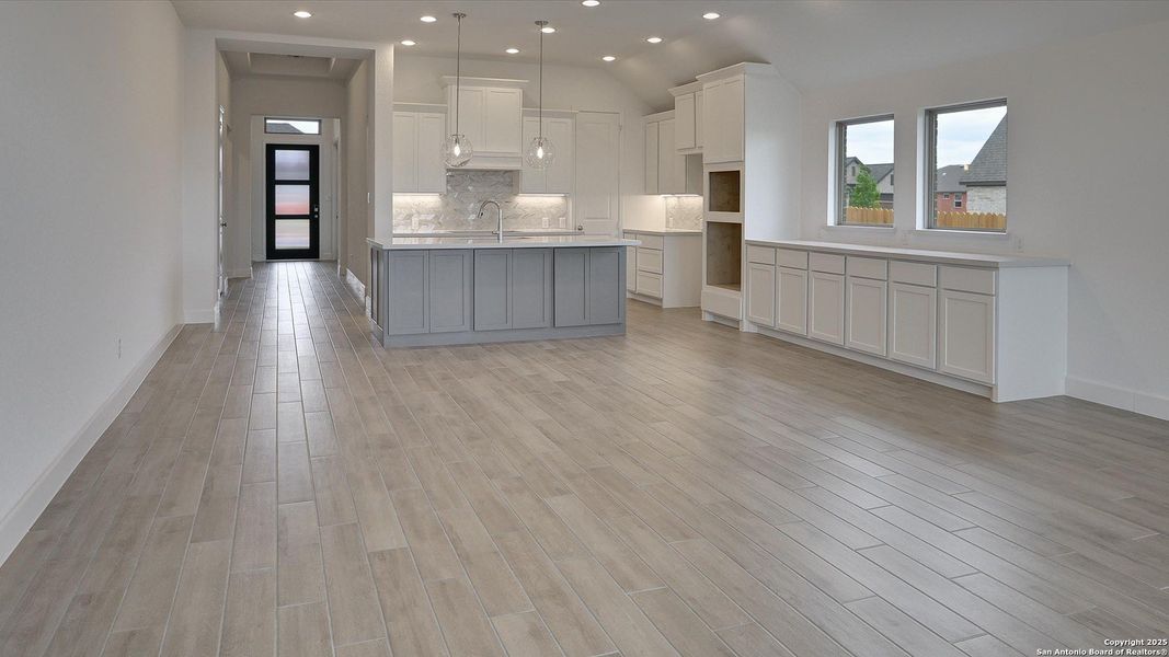 Furnished interior view inside a new home in Alsatian Oaks 50', Castroville (Image 11).