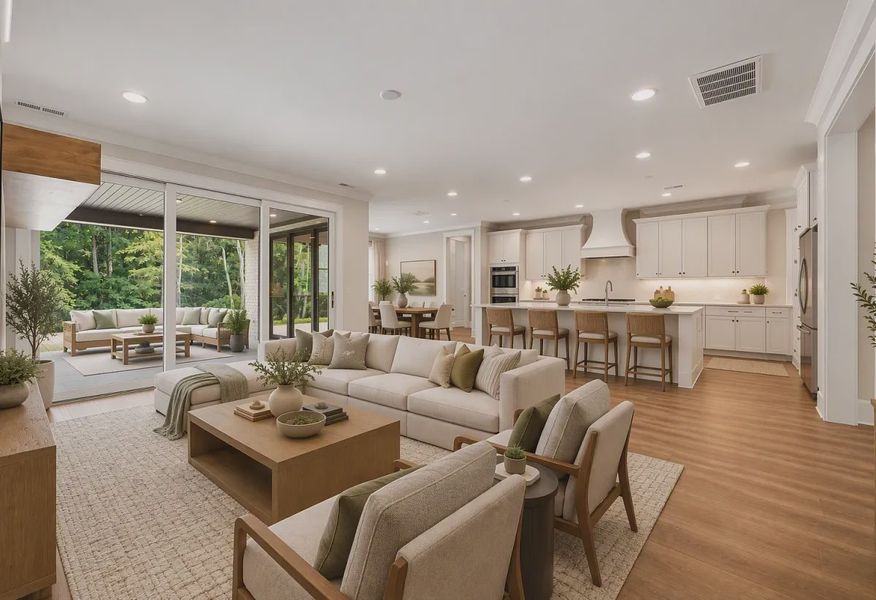 Virtually Staged Great Room - 3 of 23