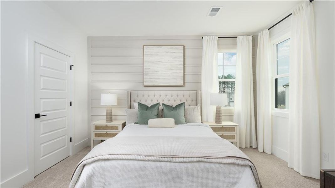 Furnished interior view inside a new home in The Village at Sandy Plains, Marietta (Image 49).