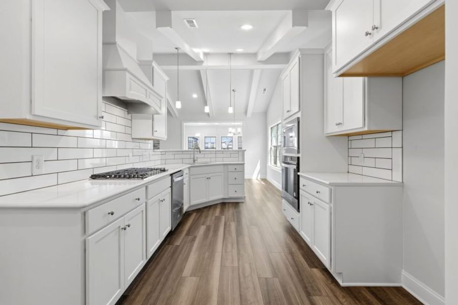 Furnished interior view inside a new home in Weybridge, Burlington (Image 8).