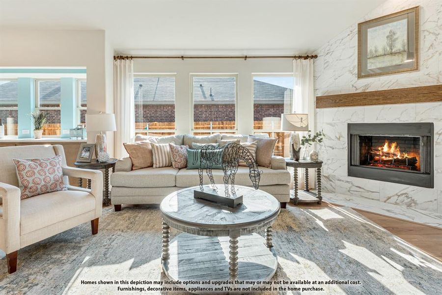Furnished interior view inside a new home in Anderson Crossing, Trenton (Image 11).