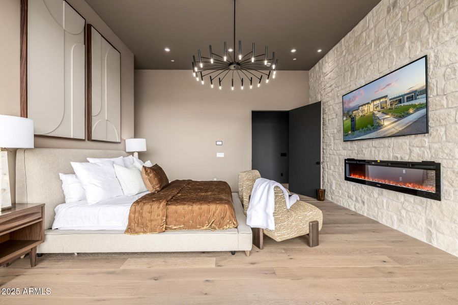 Bedroom one Mountain views