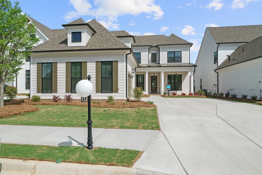 Representative exterior photo of a completed home built from the The Bullard by The Providence Group in Promenade at Sawnee Village, Cumming, GA (Image 2).