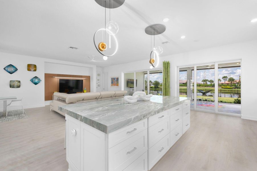 Furnished interior view inside a new home in , Port St. Lucie (Image 26).