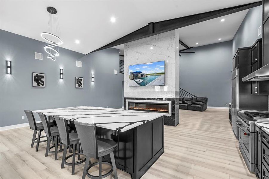 Furnished interior view inside a new home in , Tolar (Image 19).