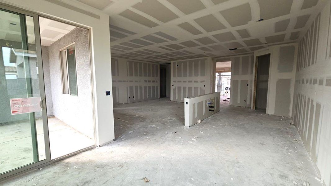 Dining nook to kitchen and great room