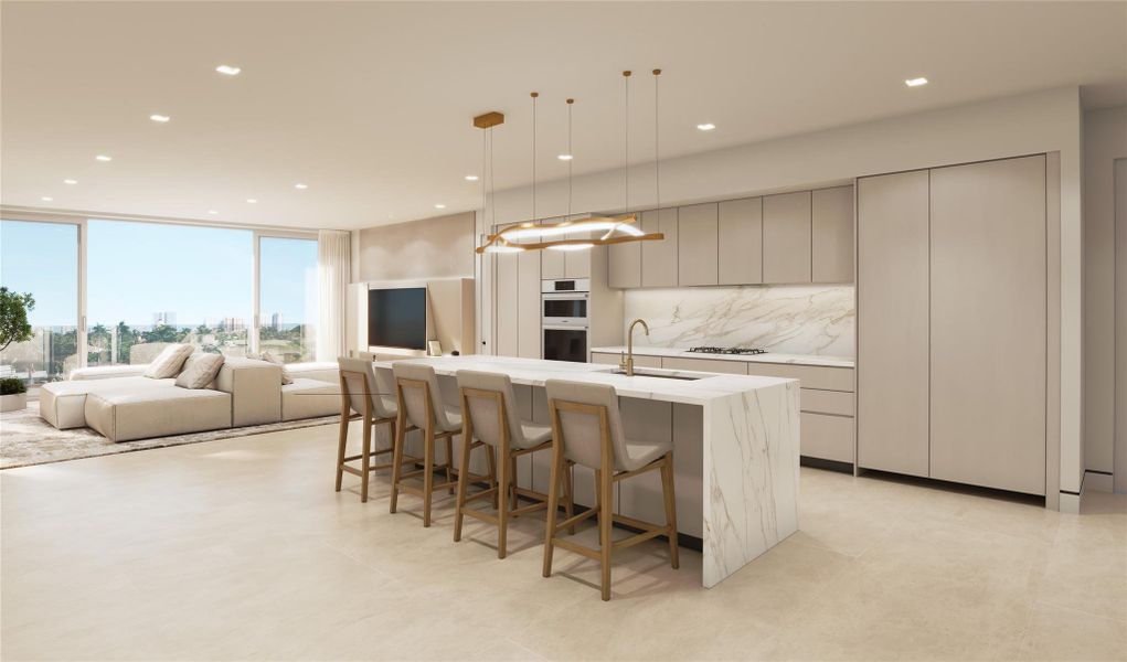 Furnished interior view inside a new home in , Fort Lauderdale (Image 12). Furnished interior view inside a new home in , Fort Lauderdale (Image 12).