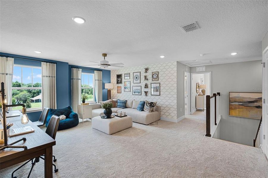 Furnished interior view inside a new home in Eden Crest, Apopka (Image 2).