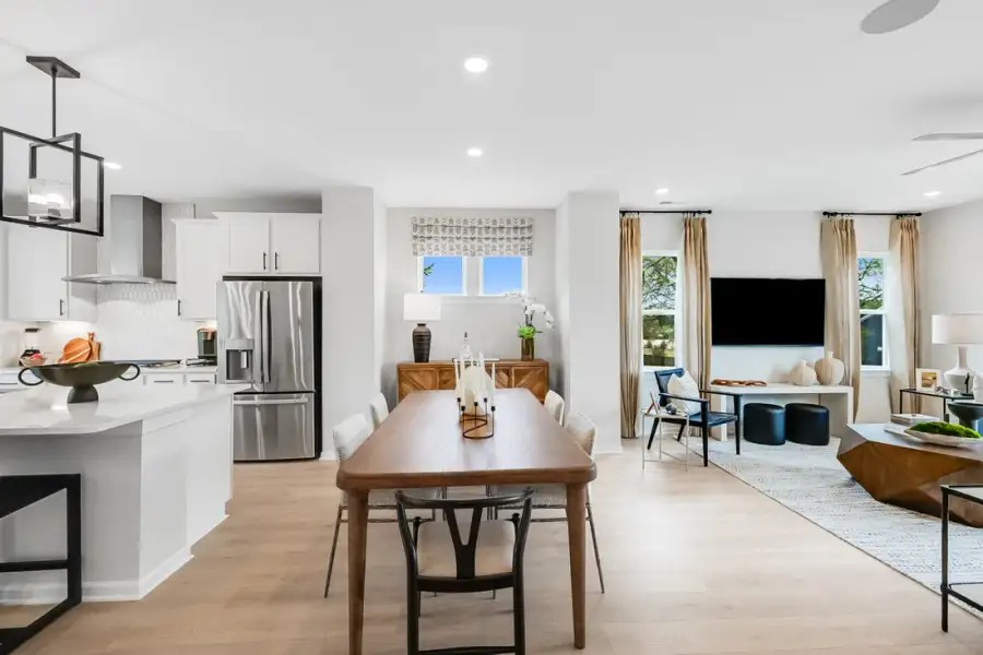Furnished interior view inside a new home in Buffalo Townes, Garner (Image 11).