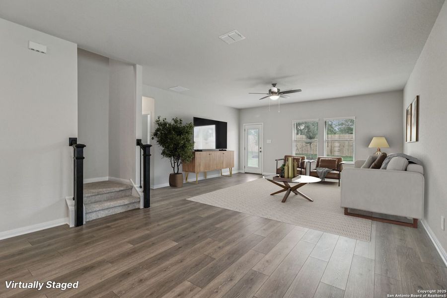 Furnished interior view inside a new home in Royal Crest, San Antonio (Image 8). Furnished interior view inside a new home in Royal Crest, San Antonio (Image 8).