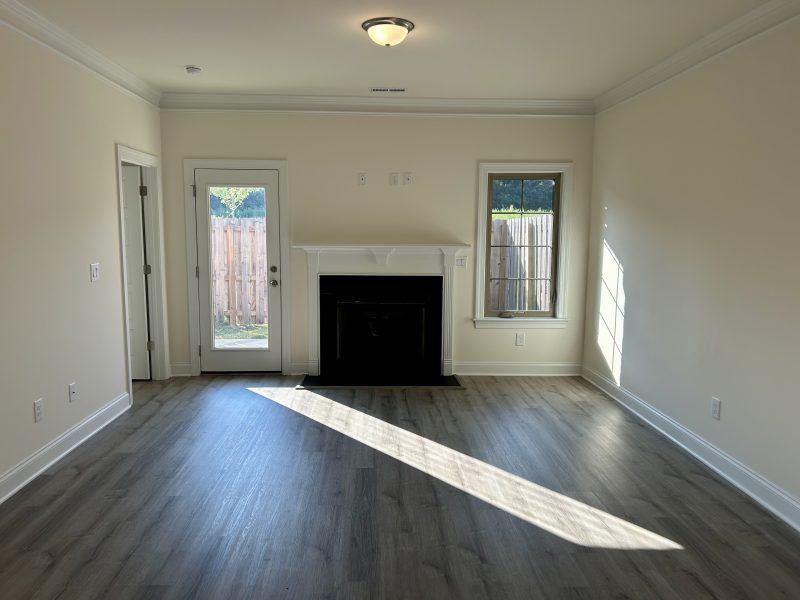 Spacious, unfurnished interior of a new home in Trellises, High Point (Image 28).