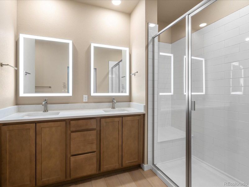 Furnished interior view inside a new home in Gateway Commons, Denver (Image 9).