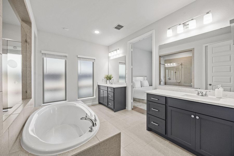 Furnished interior view inside a new home in , Richmond (Image 19). Furnished interior view inside a new home in , Richmond (Image 19).