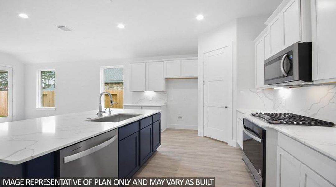 Furnished interior view inside a new home in Hills of Westlake, Conroe (Image 3). Furnished interior view inside a new home in Hills of Westlake, Conroe (Image 3).