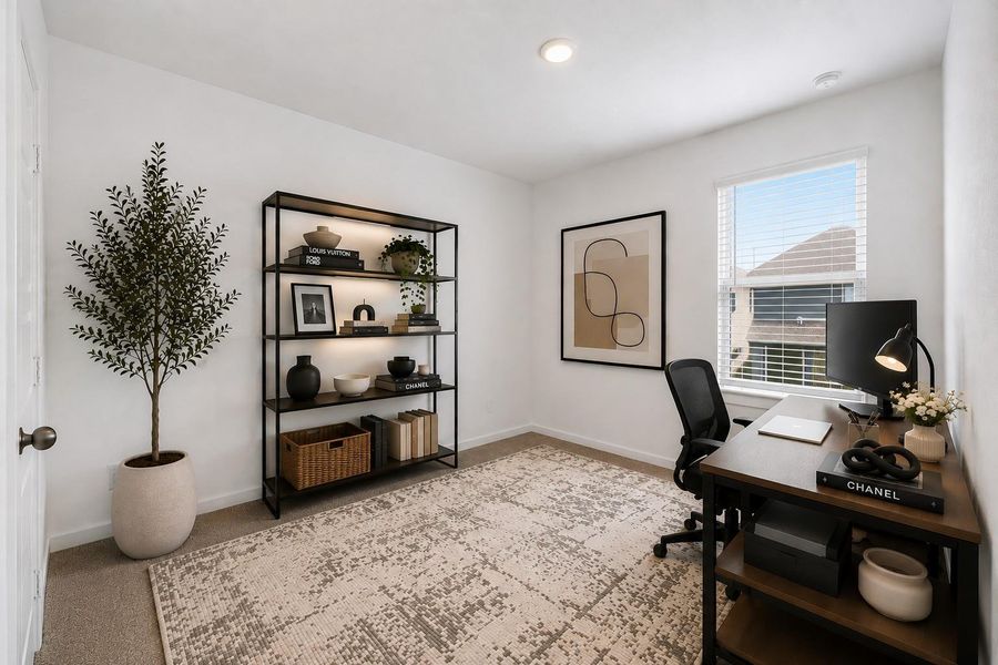 Furnished interior view inside a new home in , Houston (Image 15).