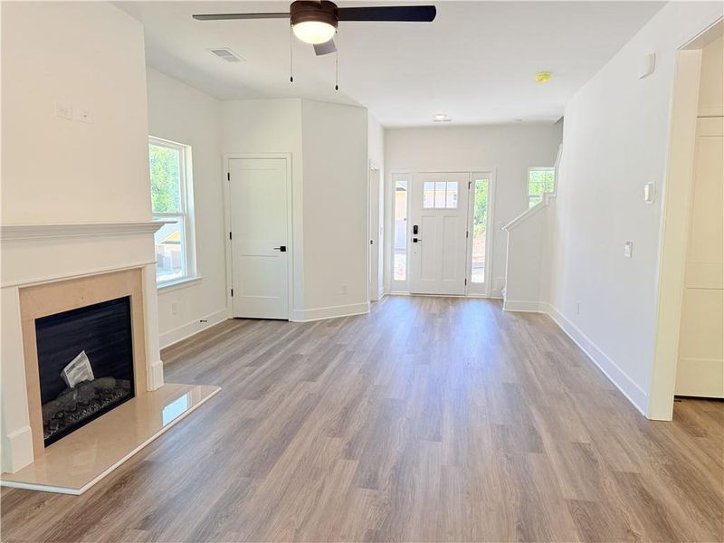 Spacious, unfurnished interior of a new home in Thunder Ridge, Dawsonville (Image 30). Spacious, unfurnished interior of a new home in Thunder Ridge, Dawsonville (Image 30).