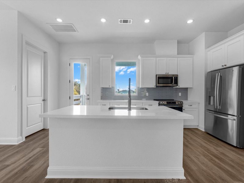 Furnished interior view inside a new home in , Galveston (Image 5).