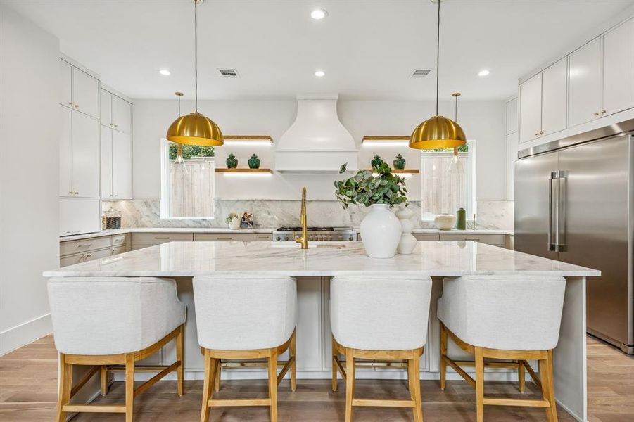 Furnished interior view inside a new home in , Dallas (Image 9).