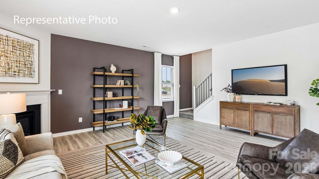 Furnished interior view inside a new home in Brandon Creek, Gastonia (Image 6).