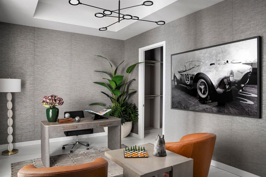 Furnished interior view inside a new home in Alina Residences, Boca Raton (Image 11). Furnished interior view inside a new home in Alina Residences, Boca Raton (Image 11).